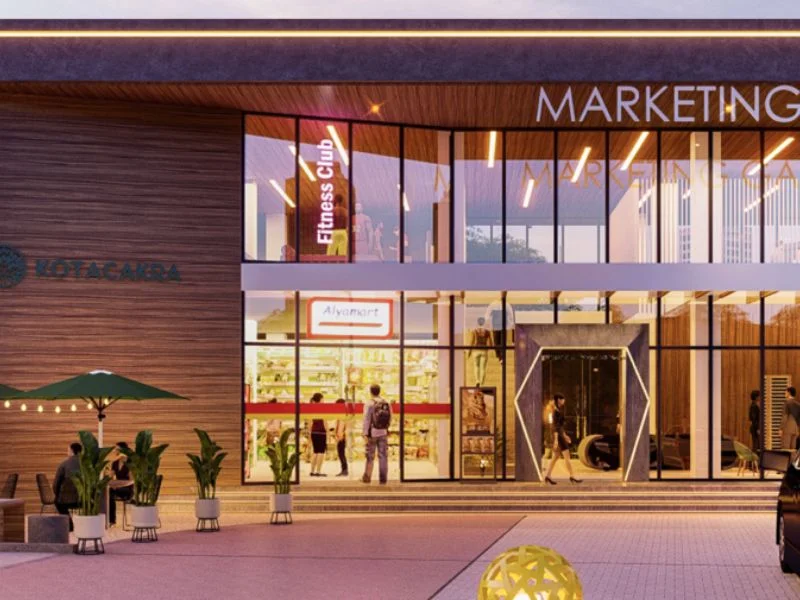 Mini Market dan Gym Center Kota Cakra